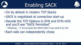 SF18EU - 20: TCP SACK Overview and Impact on Performance (John Pittle)