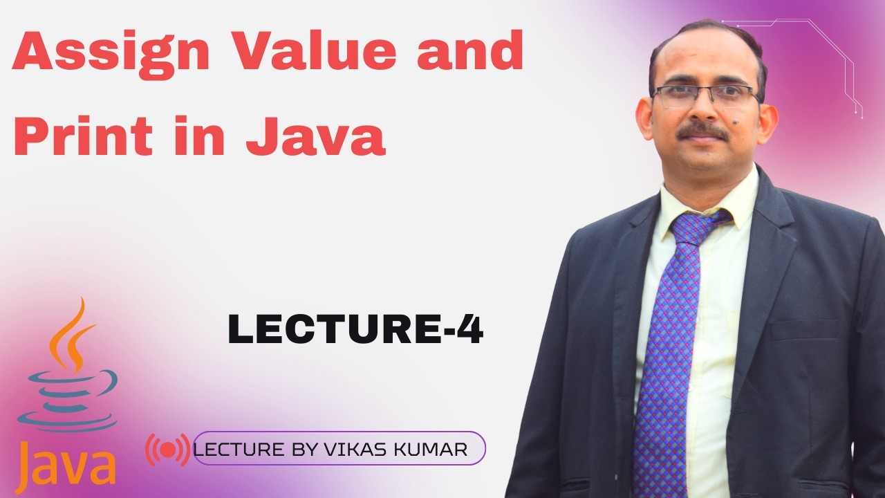 Java Program to Assign Values and Print Output | Beginner Java Example ...