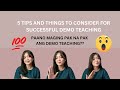 5 Tips and Things to Consider for Successful Demo Teaching