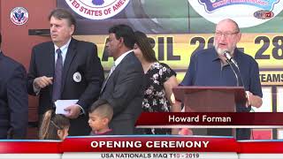 Howard Forman Speech At Usa National Maq T10 2019
