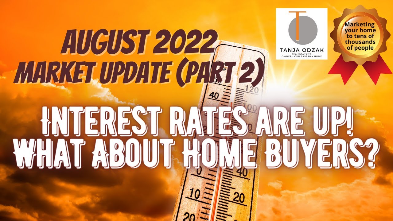 August 2022 National Real Estate Market Update Part 2: Interest Rates UP! What about Home Buyers?