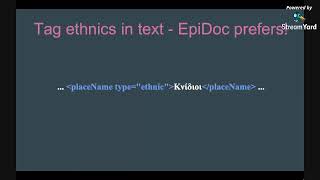 EpiDoc Tutorial: Places mentioned in text