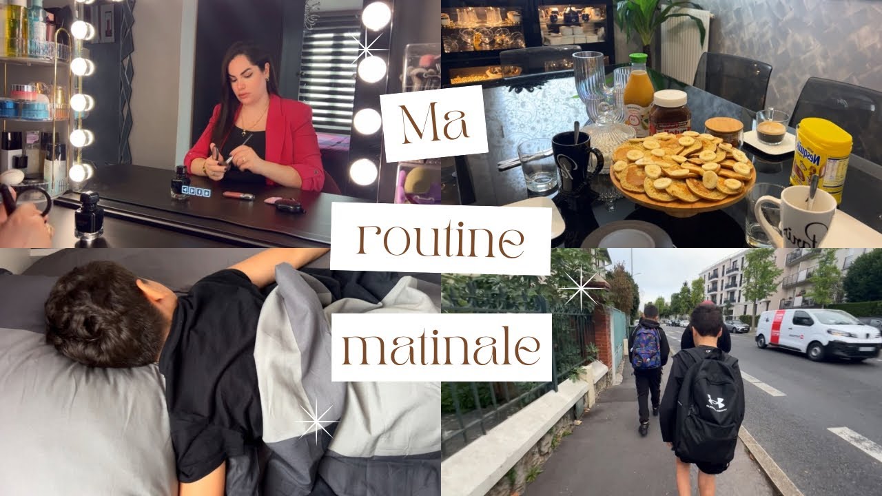 يوم الدخول المدرسي روتيني الصباحي وقت الدراسة 🥰✅ jour de la rentrée scolaire routine #vlog #جزائرية