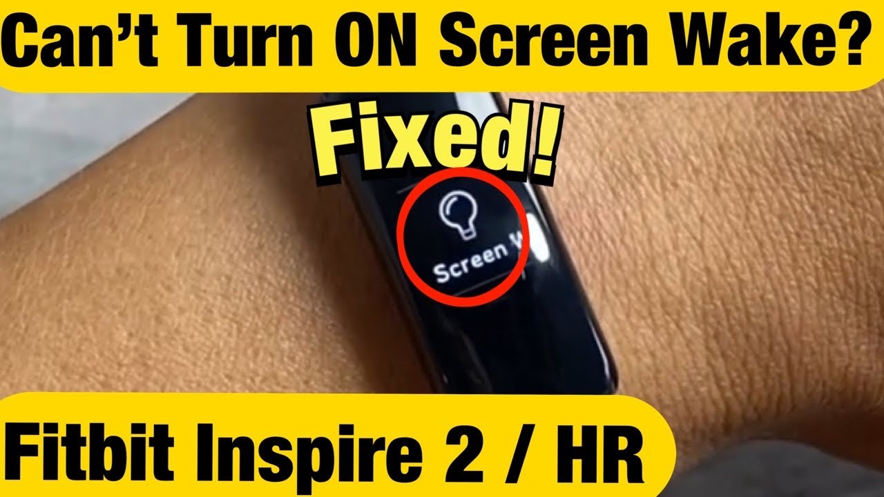 FitBit Inspire 2/HR: Can't Turn ON 