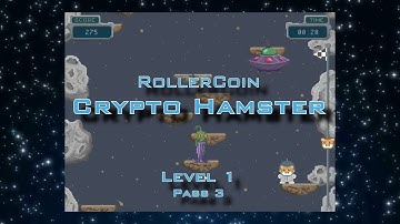 Playing RollerCoin Crypto Hamster Game (Level1 Pass3)