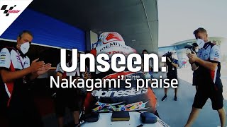 Tak Terlihat Nakagami Menerima Pujian Dari Puig Pasca Balapan
