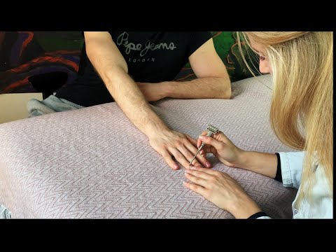 ASMR Medical Hand Exam + Massage on a Real Person | Normally spoken, Skin touch, Palpation