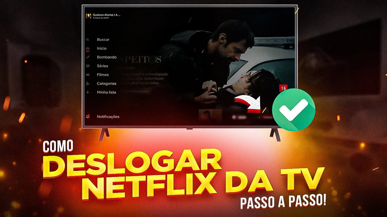 Como sair da Netflix na TV