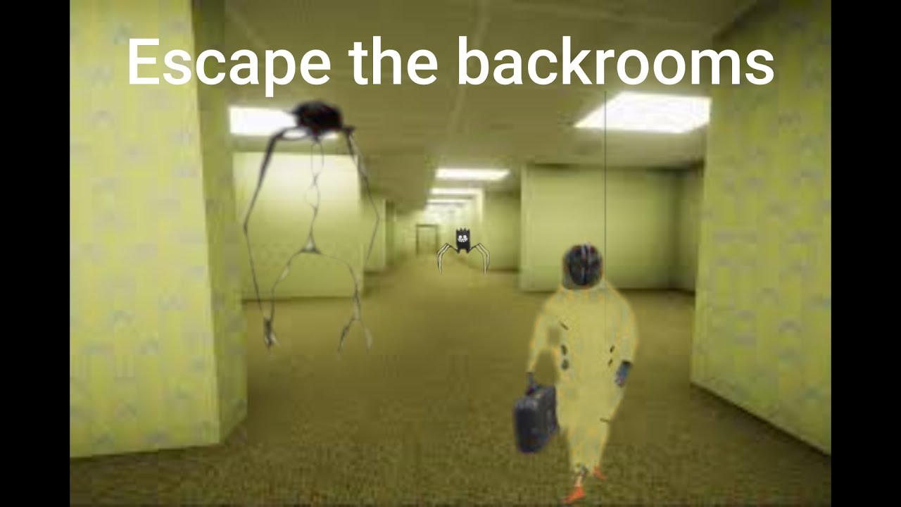 We try to escape the backrooms part 1 YouTube