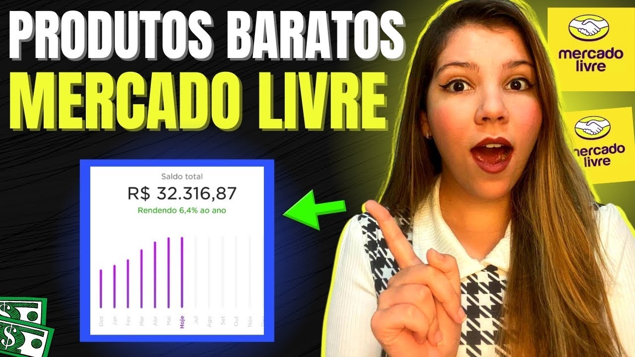 5 Produtos MUITO BARATOS Para Comprar no MERCADO LIVRE Revender e Ter ...