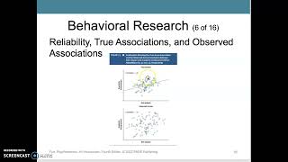 Psychometrics - Reliability- Practice (Furr Ch 7, video2)