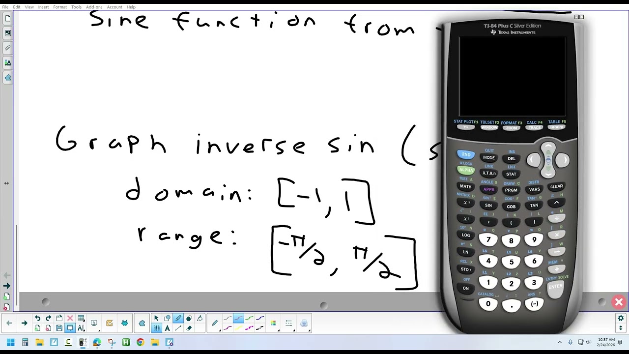 7.2 Inverse Trigonometric Functions 2-24-26