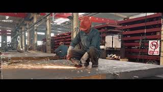 PEGATEC 180x6 Grinding Disc - On-Site Worker Operation Footage