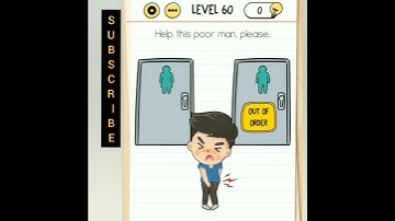 Brain Test: Tricky Puzzles || Level 60 || Help  this poor man || Answer ||