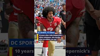 10 years after Colin Kaepernick’s silent resistance, who decides what an athlete can say
