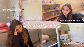 DEEP CLEAN MY MESSY ROOM WITH ME!! *EXTREME*