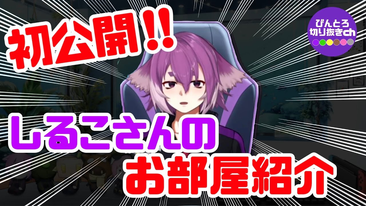 BinTRoLL切り抜き】しるこさんのお部屋初公開！こだわりの詰まった配信