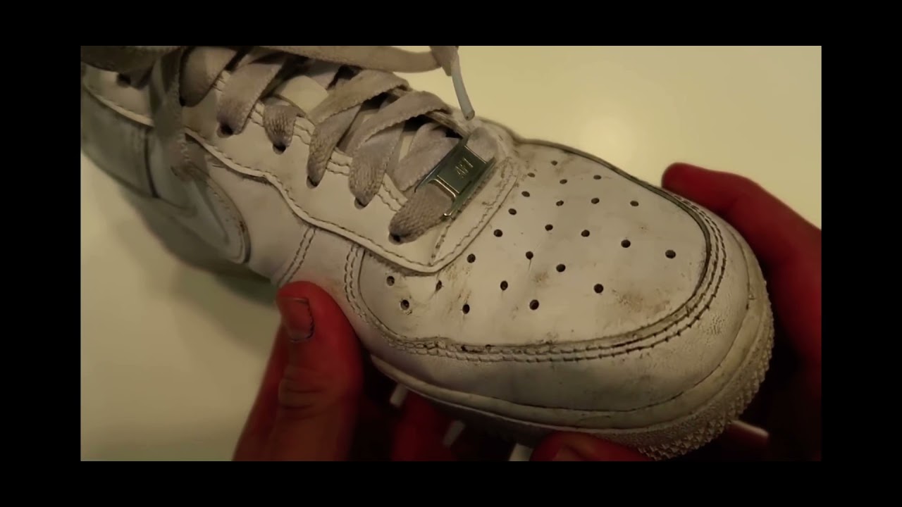 HOW TO CLEAN YOUR AIR FORCE 1âS AT HOME FOR FREE #5minutecrafts #crafts #howto - YouTube