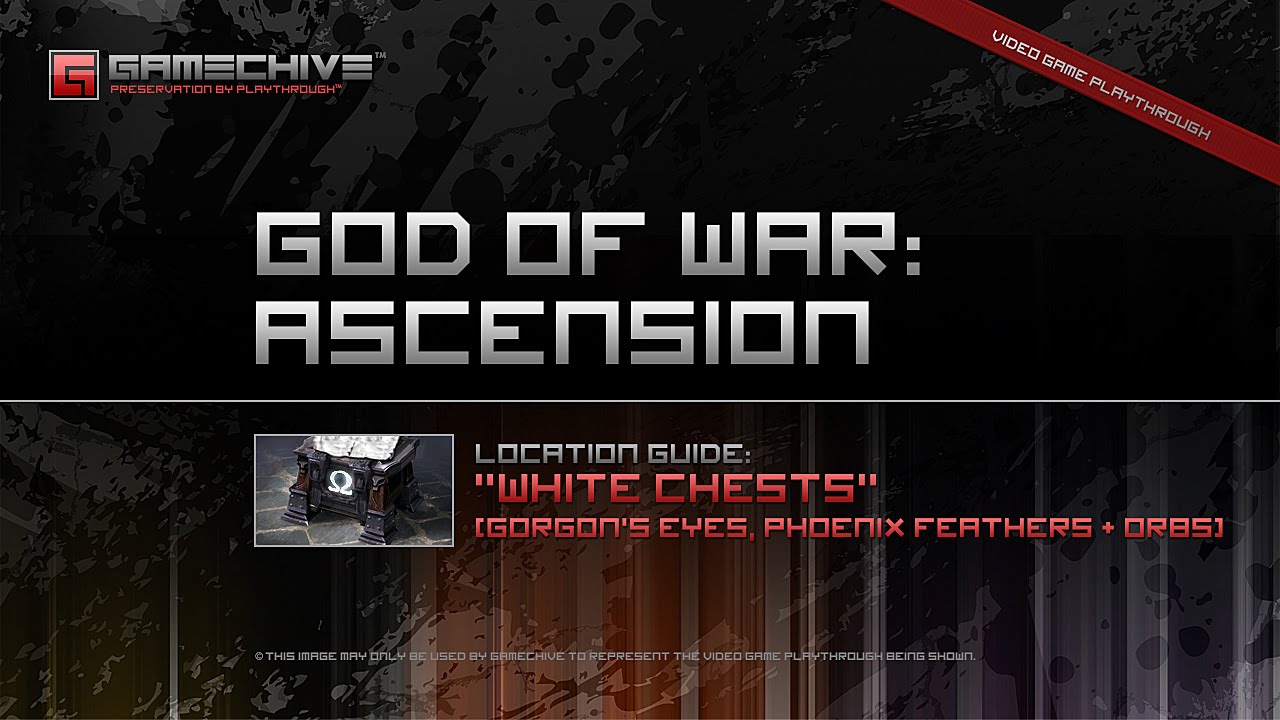 God of War: Ascension (White Chests, Gorgon's Eyes & Phoenix Feathers Location Guide) PS3 Gamechive