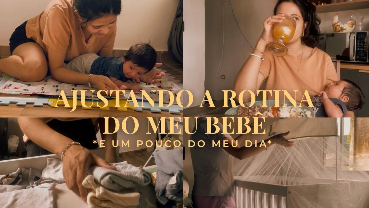 Ajustando a rotina do meu bebê | vlog de uma mãe de primeira viagem 🌸