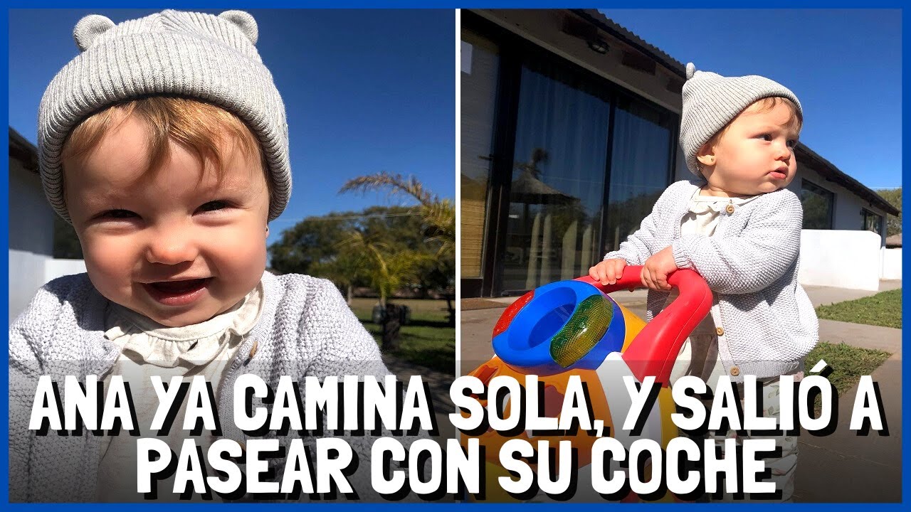 ¡ULTIMO MOMENTO! Ana la hija de Pampita, ya camina sola y salió a