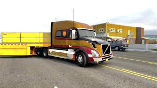 ATS. Heavy Haul: 600HP Volvo VNL Delivers Mobile Carrier (NM to OK)