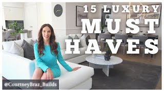 15 Dream Home Build Must Haves | Luxury Finishes to include in your new construction
