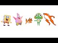 Bl4ck MUGEN Battle: Spongebob & Patrick VS Keroro & Flipnote Frog