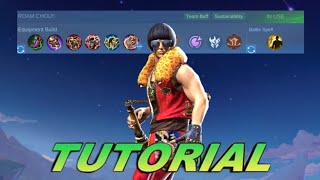 ROAM CHOU TUTORIAL!!! WITH BUILD & EMBLEM AND ROTATION 2026