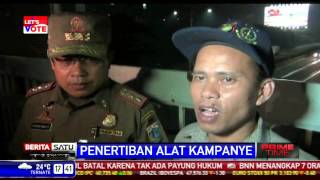 Bawaslu Tertibkan Alat Peraga Kampanye Liar