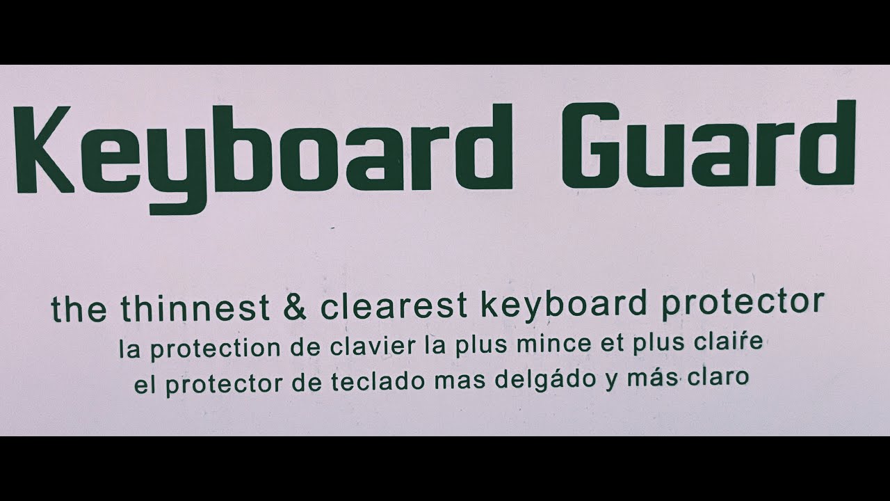Ultra thin keyboard cover | Unboxing | Amazon | Thinnest & clearest keyboard protector 