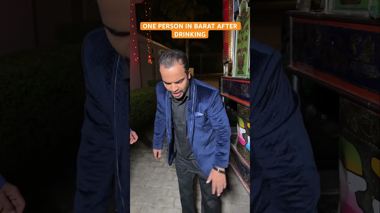 ONE PERSON IN BARAT AFTER DRINKING 