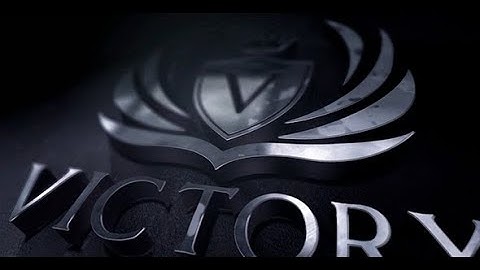 After Effects Template: 3d Chrome Logo Reveal