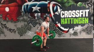 CrossFit Hattingen - One part pausing clean - below knee