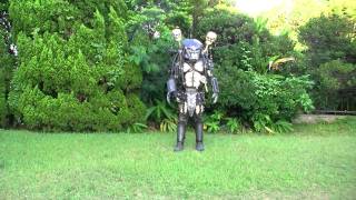 Predator Costume update test fitting 1