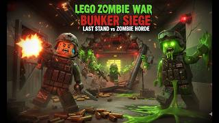 LEGO Zombie War: BUNKER SIEGE | Last Stand vs Zombie Horde (Full Episode)