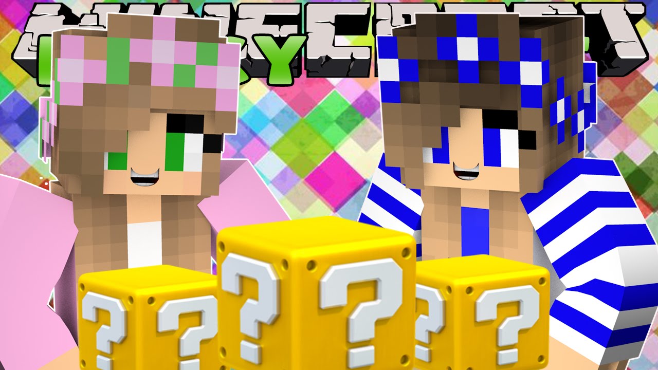 Minecraft - Little Kelly - LUCKY BLOCK RACE! w/ LittleCarly