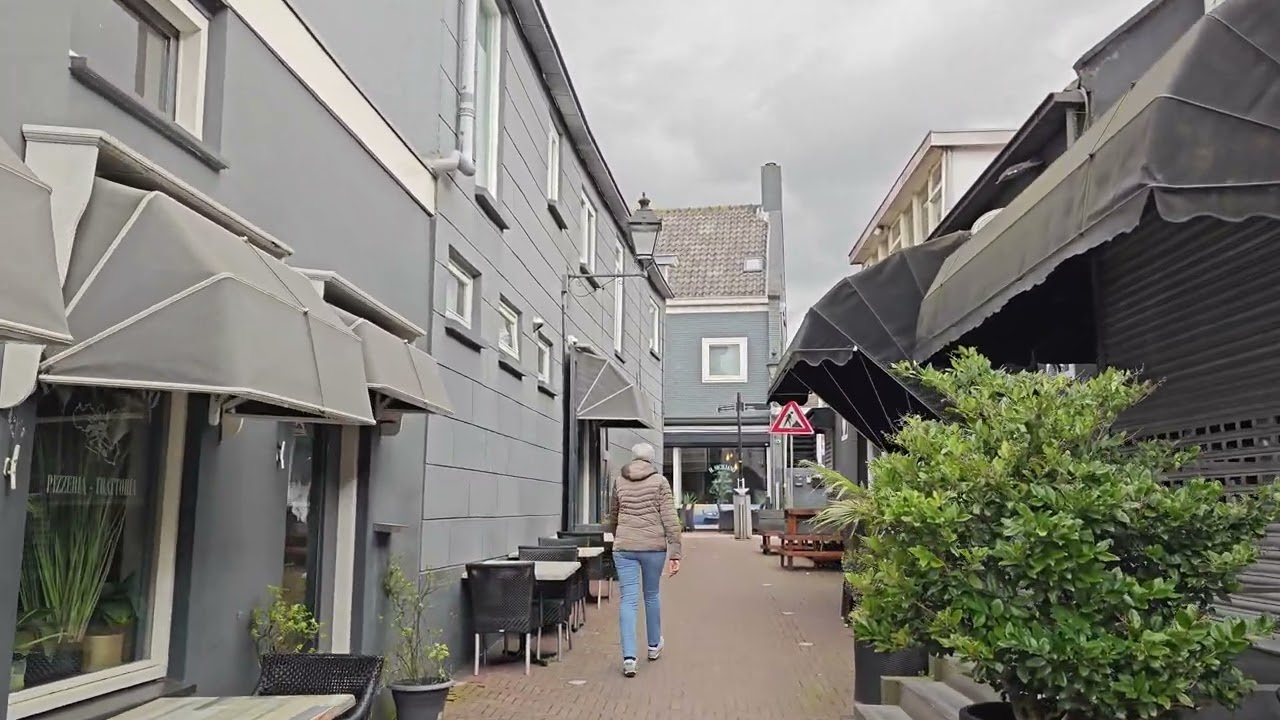 A Peaceful Walk in Spijkenisse, Netherlands ,4K