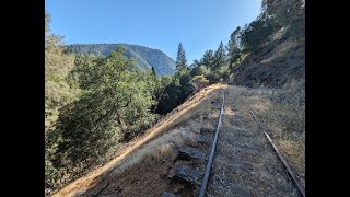 The West Side Rail Trail - Abandoned Narrow Gauge Logging Tracks