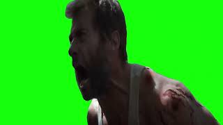 Wolverine Logan Rage Green Screen