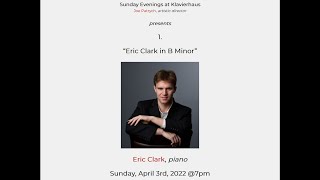 Salon Concerts: 1. Eric Clark, piano