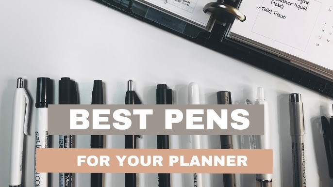 Best Pens for Planners: Favorite black pens for the Happy Planner