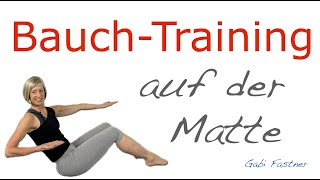 📌 24 min. Bauchtraining auf der Matte | ohne Stützkraft und ohne Geräte