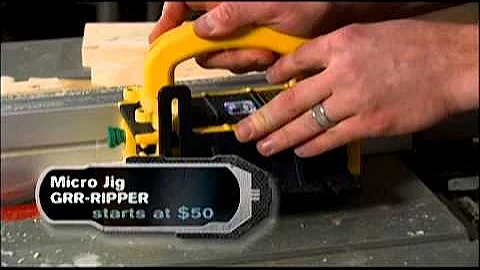 The Safest, Most Precise Pushblock for the Table Saw - The GRR-RIPPER