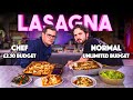 LASAGNA BUDGET BATTLE | Chef (£2.50 budget) VS Normal (Unlimited budget) | SORTEDfood