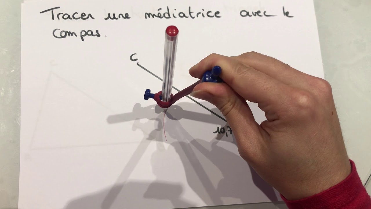 5e Tracer la médiatrice d'un segment YouTube 5e Tracer la médiatrice d'un segment YouTube