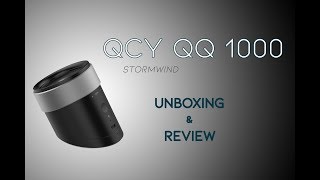 Qcy qq 1000 Storm wind Bluetooth speaker Unboxing + Review