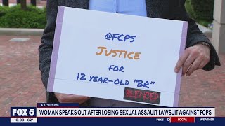Woman speaks out after losing rape case against Fairfax County Public Schools