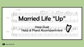 Married Life “Up” - Harp Duet / Harp & Piano [SHEET MUSIC] - Harp With Me