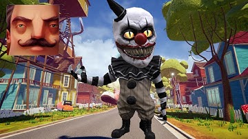 Hello Neighbor - My New Neighbor Clown Gremlins (Dark Deception) History Gameplay Walkthrough